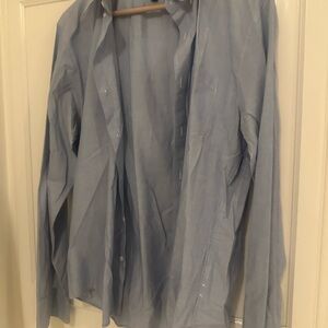 Men's Light Blue Button Down Shirt